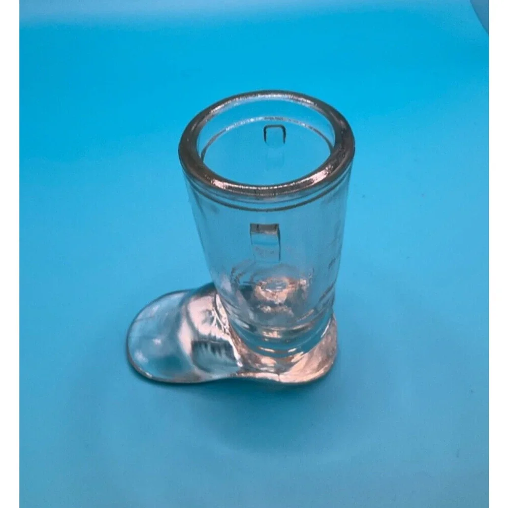 Vintage‎ Cowboy Glass Toothpick Holder/Shot Glass - 3